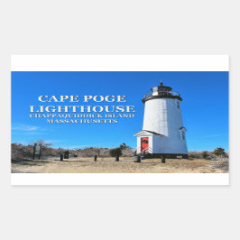De vuurtoren van Cape Poge, Massachusetts Stickers