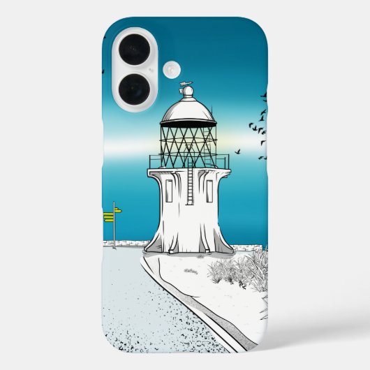 De vuurtoren van Cape Reinga Case-Mate iPhone Case (Achterkant)