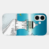 De vuurtoren van Cape Reinga Case-Mate iPhone Case (Achterkant (horizontaal))