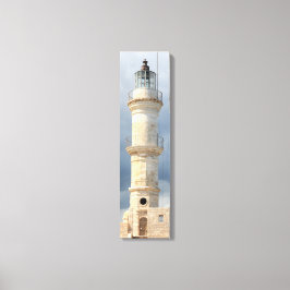 De vuurtoren van Chania Vertical Canvas Kunst