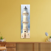 De vuurtoren van Chania Vertical Canvas Kunst (Insitu (Woonkamer))
