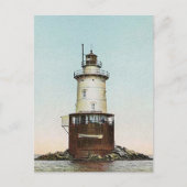 De Vuurtoren van de Richel van de Haven van Briefkaart (Voorkant)