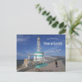 De vuurtoren van Farol in Dili Timor Leste Briefkaart (Staand voorkant)