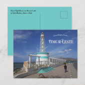 De vuurtoren van Farol in Dili Timor Leste Briefkaart (Voorkant / Achterkant)