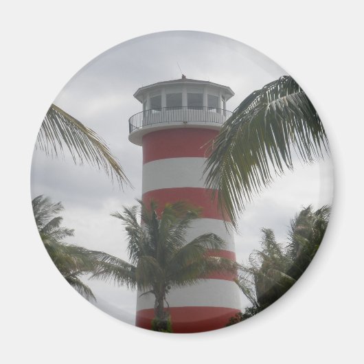 De vuurtoren van Freeport Bahama's Magneet (Voorkant)