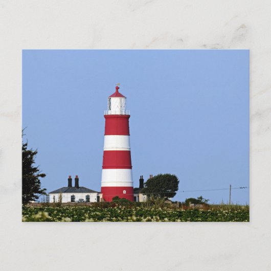 De vuurtoren van Happisburgh in Norfolk Briefkaart (Voorkant)