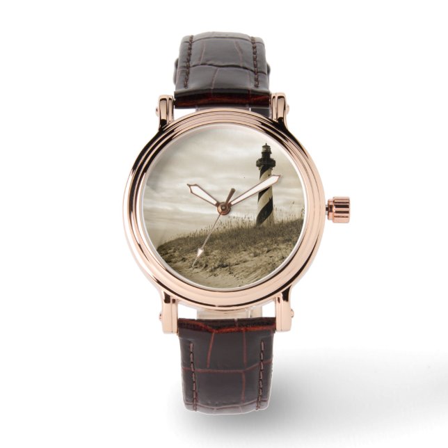 De Vuurtoren van Hatteras van de kaap Horloge (Voorkant)