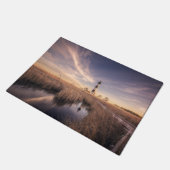 De vuurtoren van het eiland Bodie op Sunset Deurmat (Schuin)