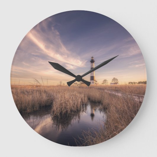 De vuurtoren van het eiland Bodie op Sunset Grote Klok (Voorkant)