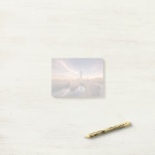 De vuurtoren van het eiland Bodie op Sunset Post-it® Notes (Op bureau)