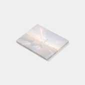 De vuurtoren van het eiland Bodie op Sunset Post-it® Notes (Schuin)
