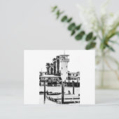 De vuurtoren van het eiland Forbes Briefkaart (Staand voorkant)