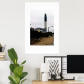 De vuurtoren van het eiland Oak Poster (Thuiskantoor)