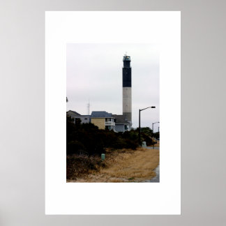De vuurtoren van het eiland Oak Poster