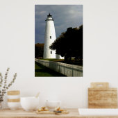 De vuurtoren van het eiland Ocracoke Poster (Keuken)