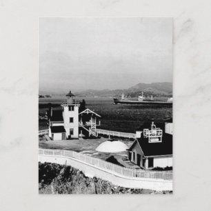 De Vuurtoren van het Eiland van de Broer van het Briefkaart