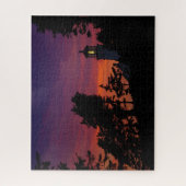 De vuurtoren van het Heceta-hoofd aan de kust van  Legpuzzel (Verticaal)