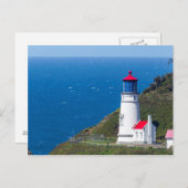 De vuurtoren van het Heceta-hoofd nabij Florence Briefkaart (Voorkant / Achterkant)