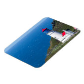 De vuurtoren van het Heceta-hoofd nabij Florence Magneet (Linkerzijde)