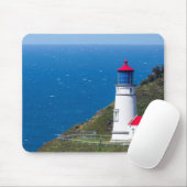 De vuurtoren van het Heceta-hoofd nabij Florence Muismat (Met muis)