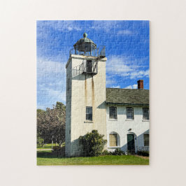De vuurtoren van Horton Point, New York Puzzle Legpuzzel