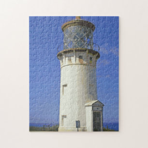 De vuurtoren van Kilauea op het Hawaiiaanse eiland Legpuzzel