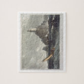 De vuurtoren van Lands End, Cornwall, f Legpuzzel (Verticaal)