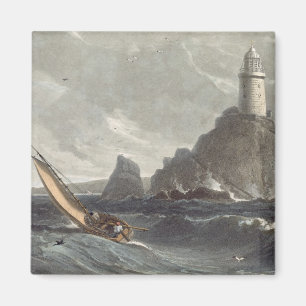 De vuurtoren van Lands End, Cornwall, f Magneet