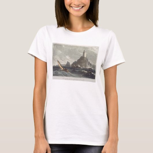 De vuurtoren van Lands End, Cornwall, f T-shirt (Voorkant)