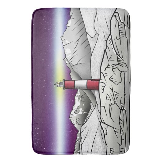 De vuurtoren van Les Eclaireurs in het zuiden van  Badmat (Voorkant Verticaal)