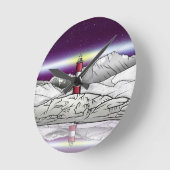 De vuurtoren van Les Eclaireurs in het zuiden van Ronde Klok (Hoek)