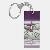 De vuurtoren van Les Eclaireurs in het zuiden van  Sleutelhanger (Voorkant Links)