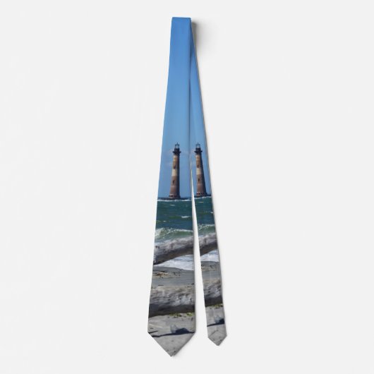 De vuurtoren van Morris en de boom blijven Stropda Stropdas (Voorkant)