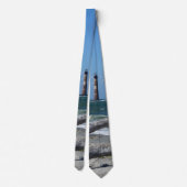 De vuurtoren van Morris en de boom blijven Stropda Stropdas (Achterkant)