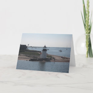 De Vuurtoren van Nantucket Kaart