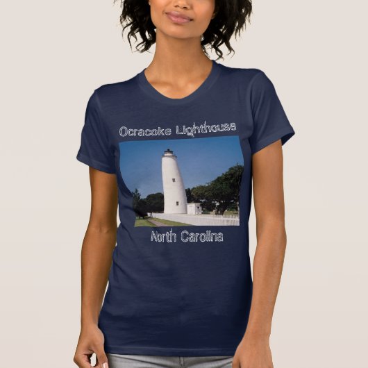 De Vuurtoren van Ocracoke T-shirt (Voorkant)