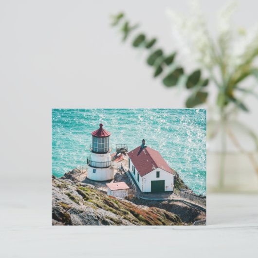 De vuurtoren van Point Reyes Briefkaart (Staand voorkant)