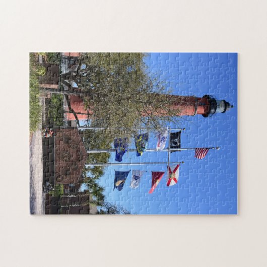 De vuurtoren van Ponce de Leon op een Legpuzzel (Horizontaal)