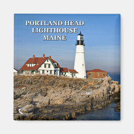 De vuurtoren van Portland Head, Maine Magnet