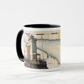 De vuurtoren van Rondout & Esopus mok. Mok (Voorkant links)