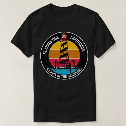 De vuurtoren van Sint-Augustinus is een vuurtoren  T-shirt (Design voorkant)