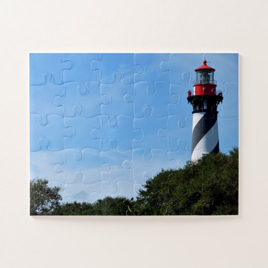 De vuurtoren van St. Augustine Florida Legpuzzel (Horizontaal)