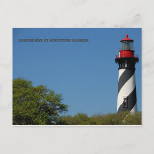 De vuurtoren van St Augustine in Florida Briefkaart