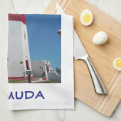 De vuurtoren van St. David, Bermuda Theedoek (Quarter Fold)