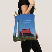 De vuurtoren van Tawas Point in de hele canvas tas (Dichtbij)