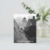 De Vuurtoren van Wilson van het punt, Haven Briefkaart (Staand voorkant)