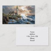 De vuurtoren visitekaartje (Voorkant / Achterkant)