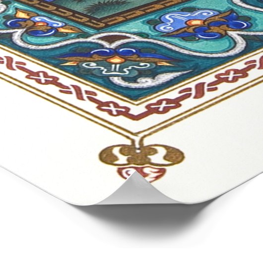 De vuurvogel van Boris Zvorykin Poster (Hoek)