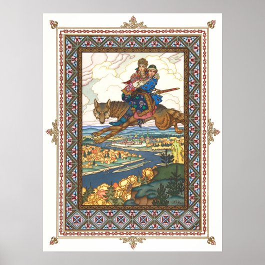 De vuurvogel van Boris Zvorykin Poster (Voorkant)