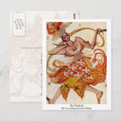 De vuurvogel van Leon Samoilovitch Bakst Briefkaart (Voorkant / Achterkant)